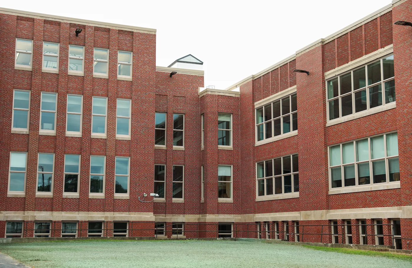 The completed education facility exterior